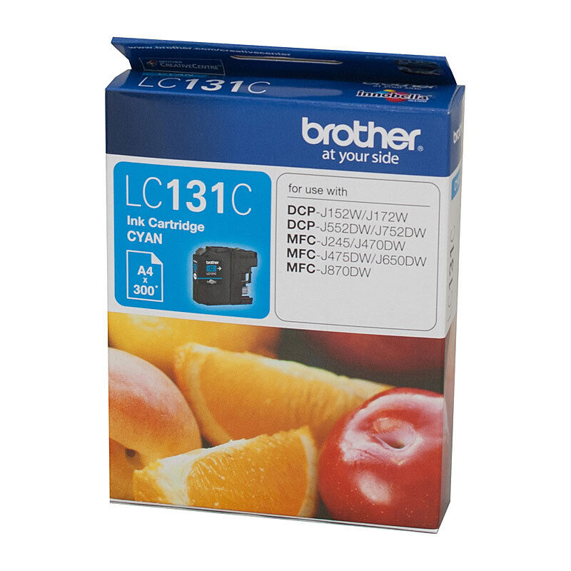 Genuine Brother LC131 Cyan Ink Cartridge