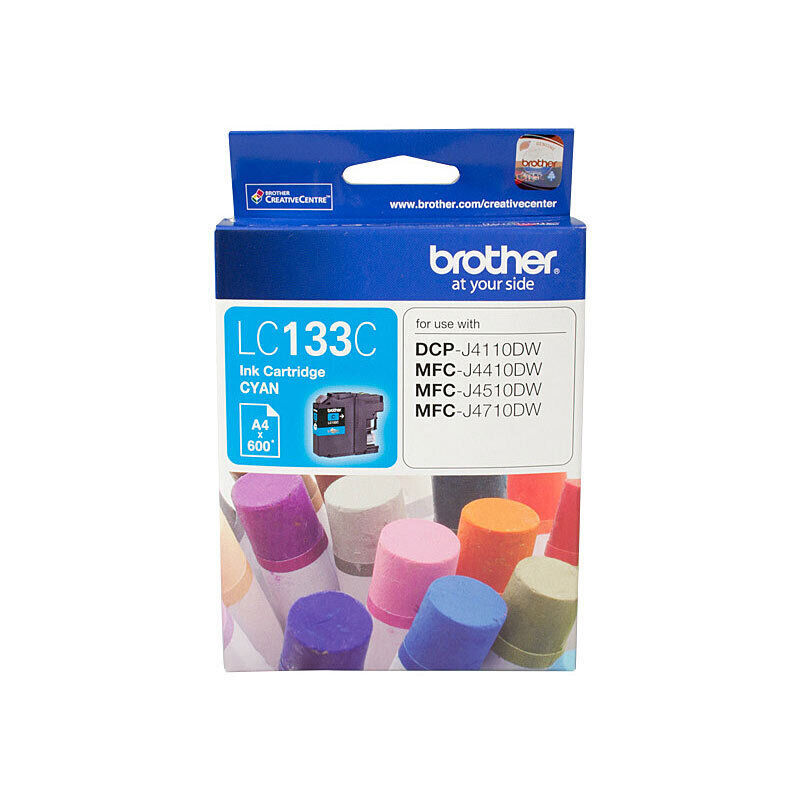 Genuine Brother LC133 Cyan Ink Cartridge