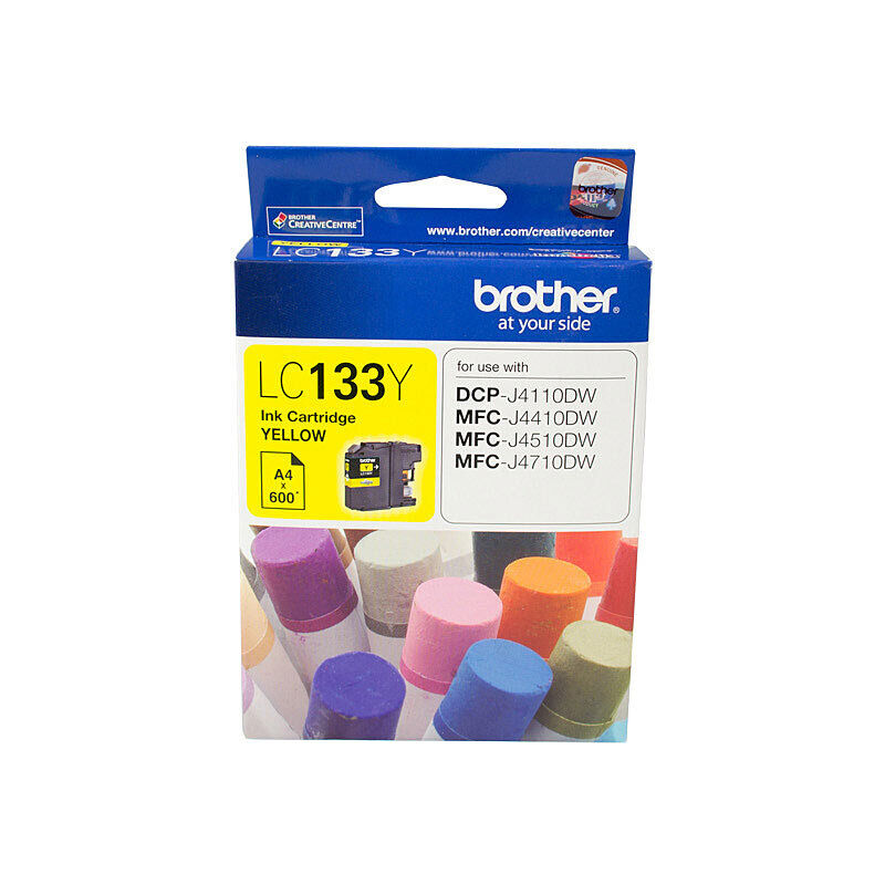 Genuine Brother LC133 Yellow Ink Cartridge
