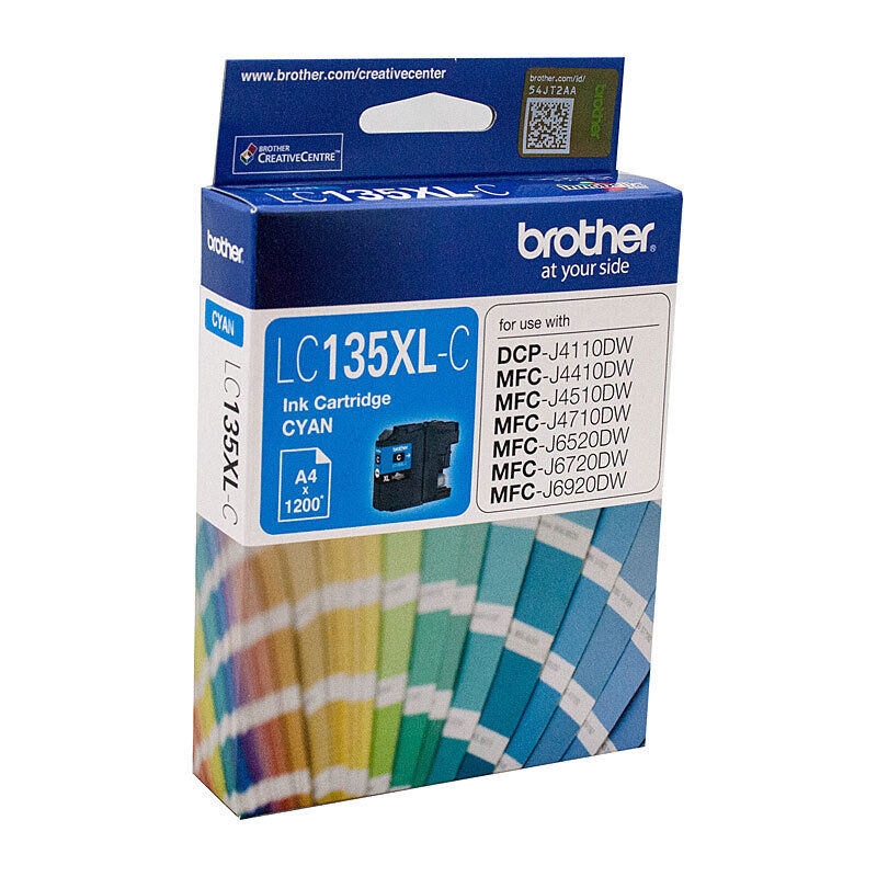 Genuine Brother LC135XL Cyan Ink Cartridge