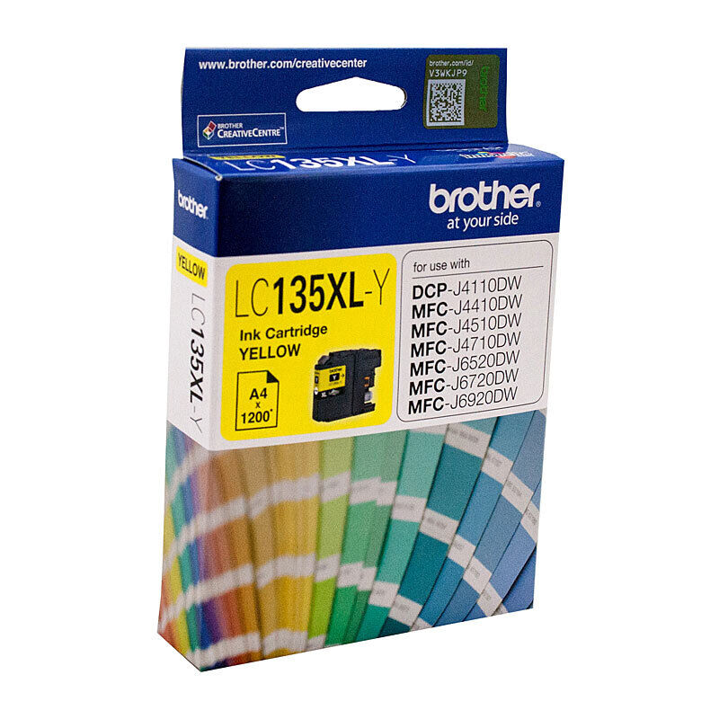 Genuine Brother LC135XL Yell Ink Cartridge