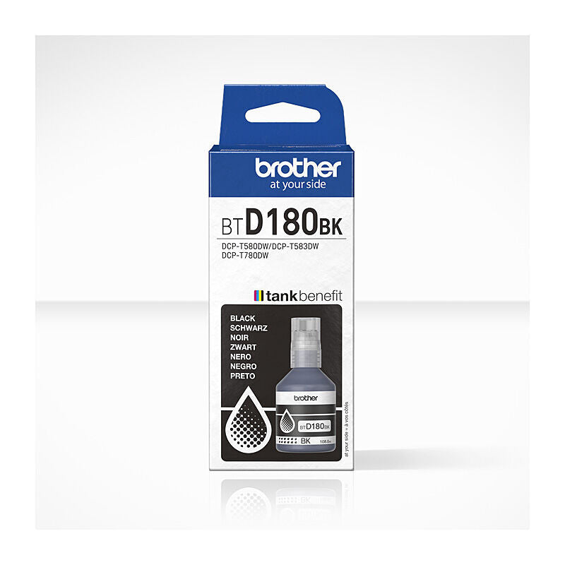 Genuine Brother BTD180Black Black Ink Bottle