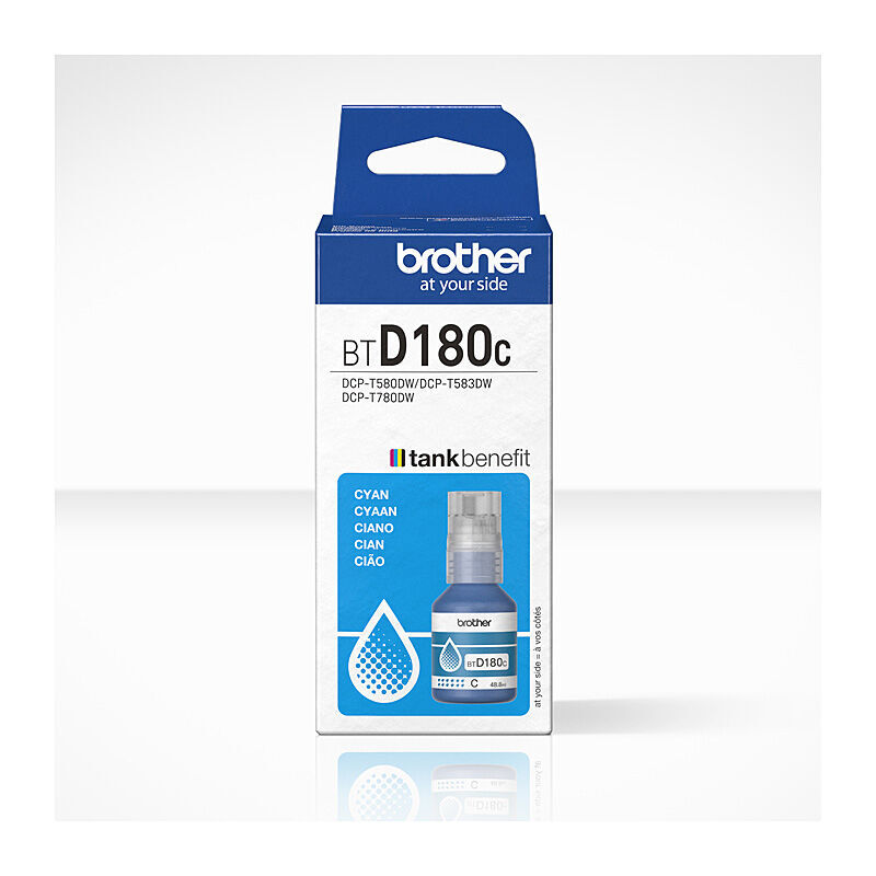 Genuine Brother BTD180C Cyan Ink Bottle