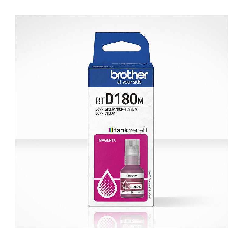 Genuine Brother BTD180M Magenta Ink Bottle