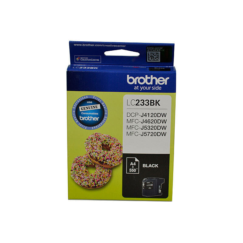 Genuine Brother LC233 Black Ink Cartridge