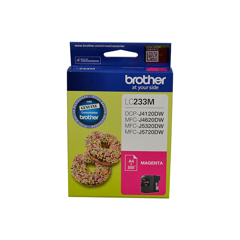 Genuine Brother LC233 Magenta Ink Cartridge