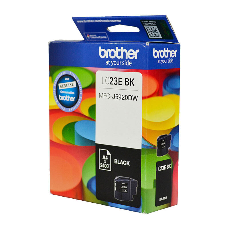 Genuine Brother LC23E Black Ink Cartridge