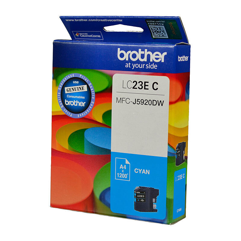 Genuine Brother LC23E Cyan Ink Cartridge