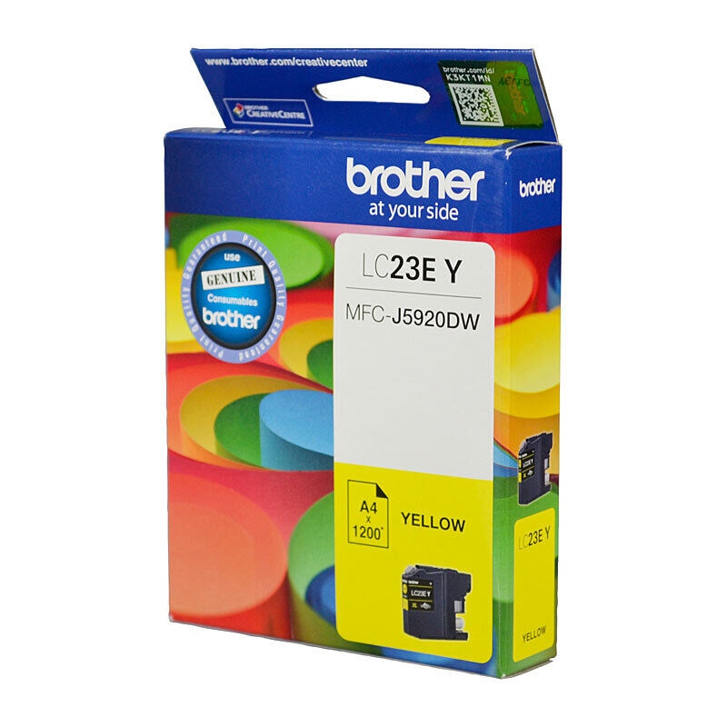 Genuine Brother LC23E Yellow Ink Cartridge