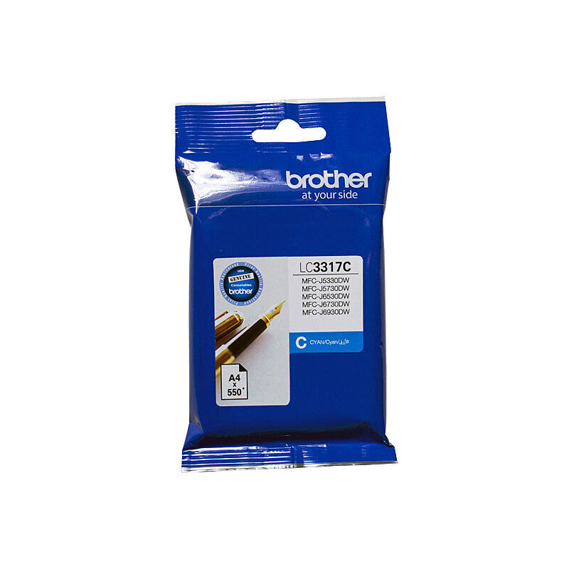 Genuine Brother LC3317 Cyan Ink Cartridge