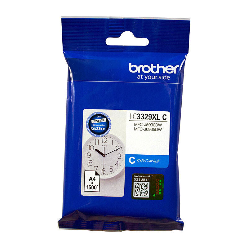 Genuine Brother LC3329XL Cyan Ink Cartridge