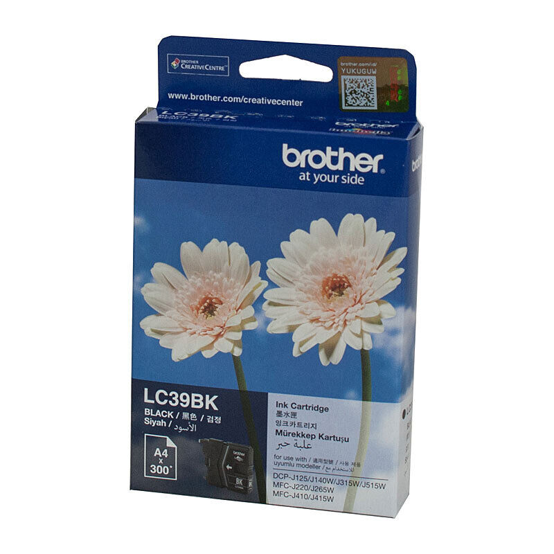 Genuine Brother LC39 Black Ink Cartridge