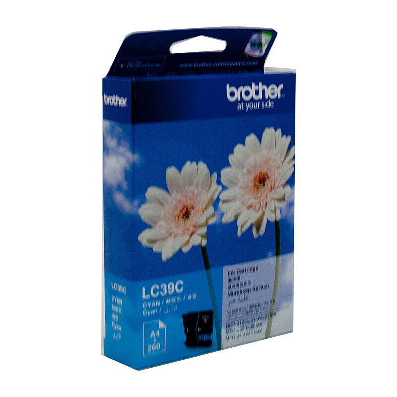 Genuine Brother LC39 Cyan Ink Cartridge