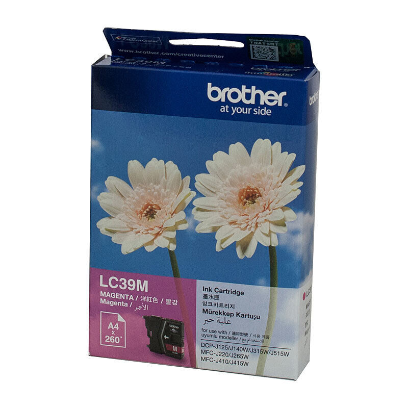 Genuine Brother LC39 Magenta Ink Cartridge