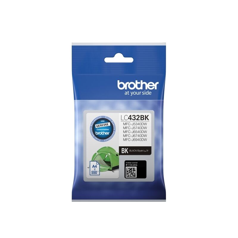 Genuine Brother LC432 Black Ink Cartridge