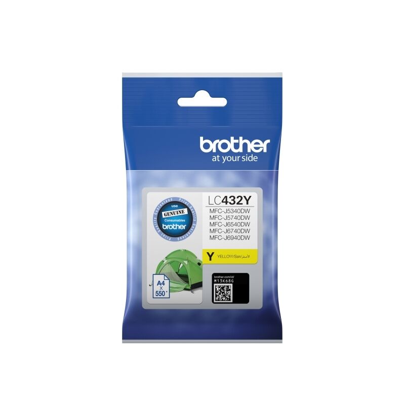 Genuine Brother LC432 Yell Ink Cartridge