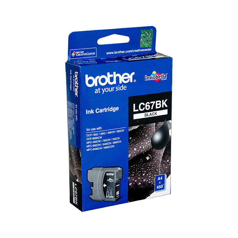 Genuine Brother LC67 Black Ink Cartridge