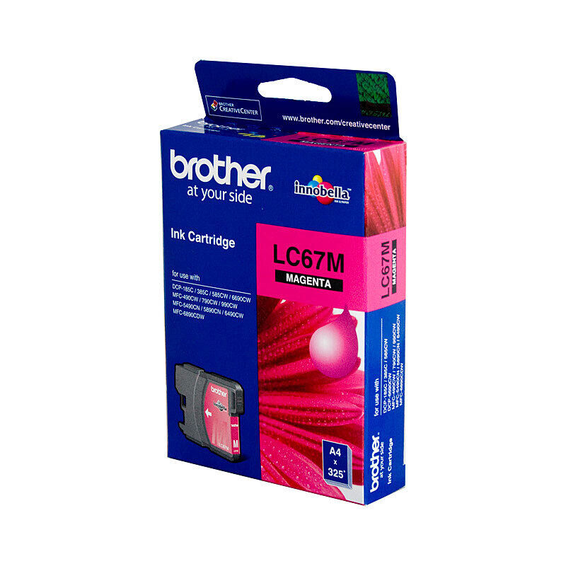 Genuine Brother LC67 Magenta Ink Cartridge