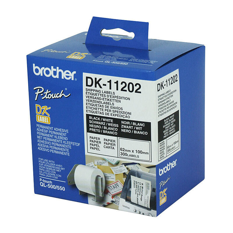 Genuine Brother DK11202 White Label