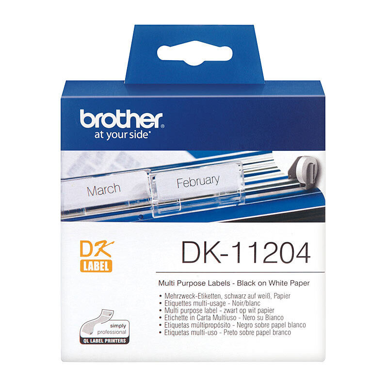 Genuine Brother DK11204 White Label