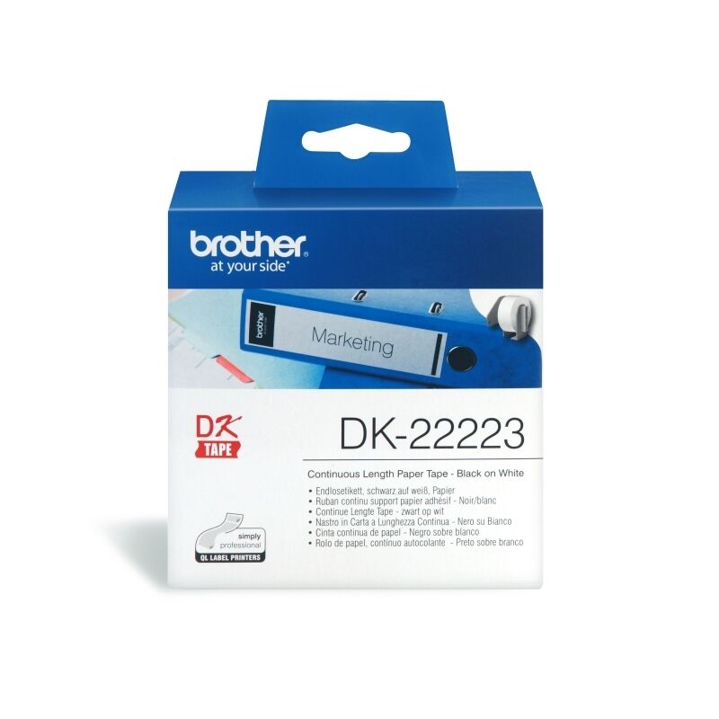 Genuine Brother DK22223 White Roll