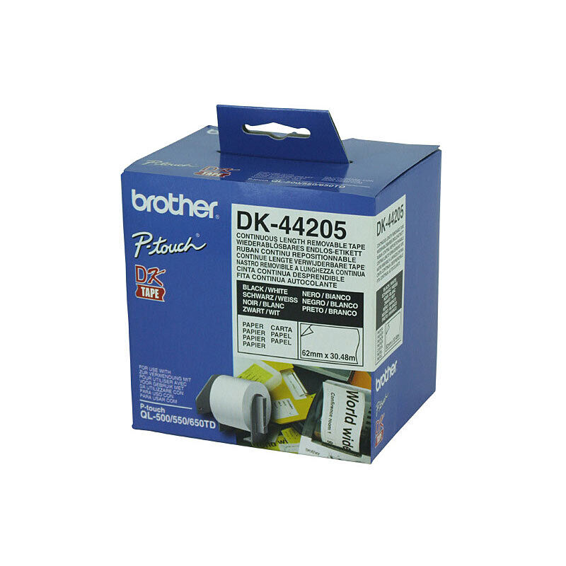Genuine Brother DK44205 White Roll