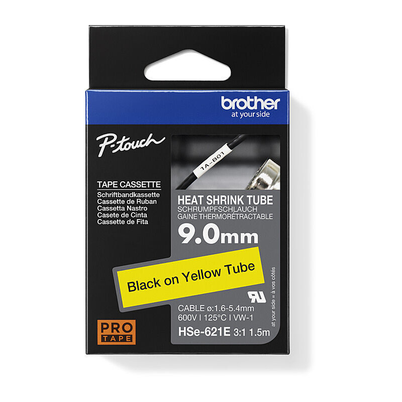 Genuine Brother HSe621E Labelling Tape