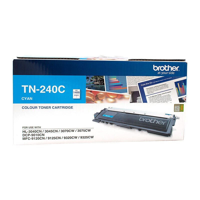 Genuine Brother TN240 Cyan Toner Cartridge