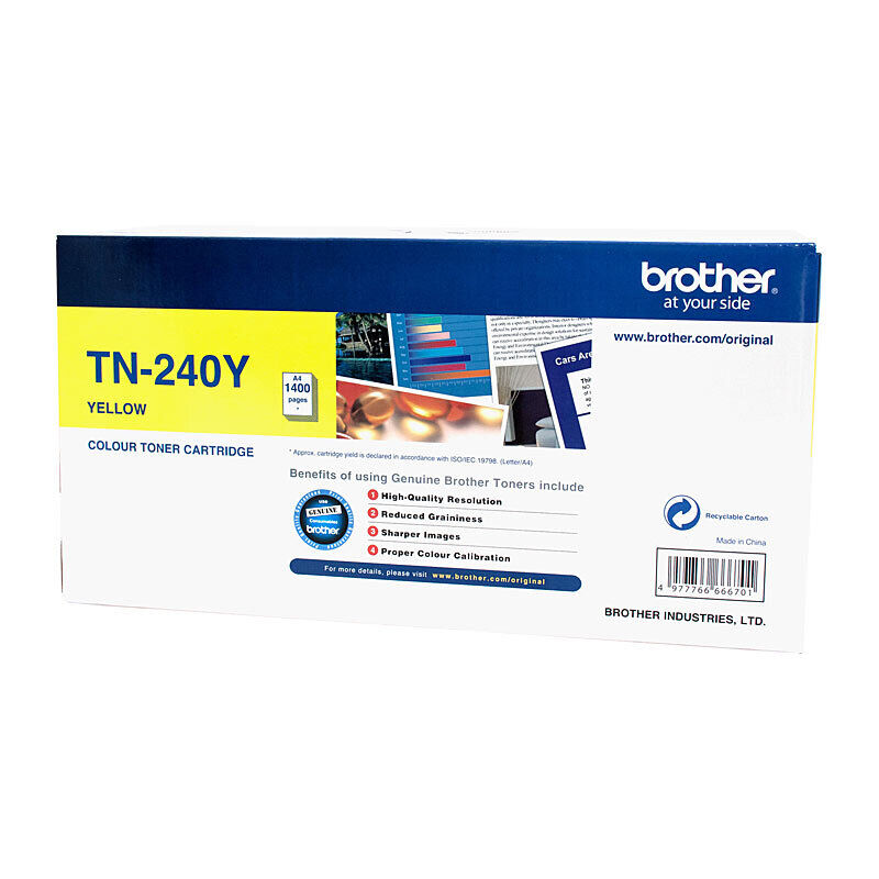 Genuine Brother TN240 Yell Toner Cartridge