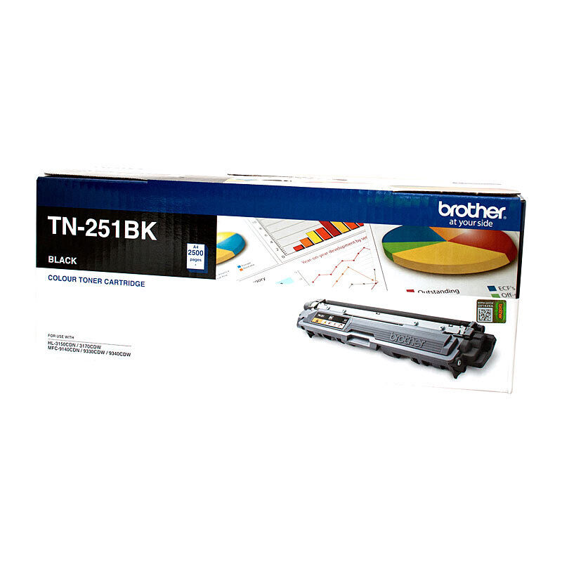 Genuine Brother TN251 Black Toner Cartridge