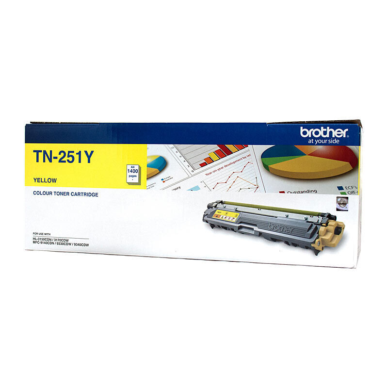 Genuine Brother TN251 Yell Toner Cartridge