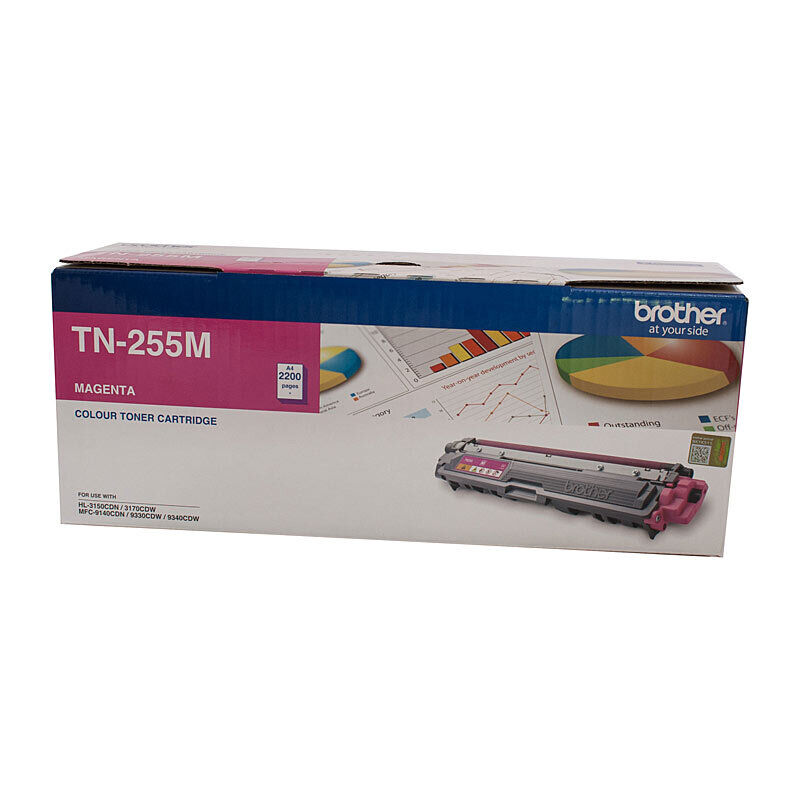 Genuine Brother TN255 Magenta Toner Cartridge
