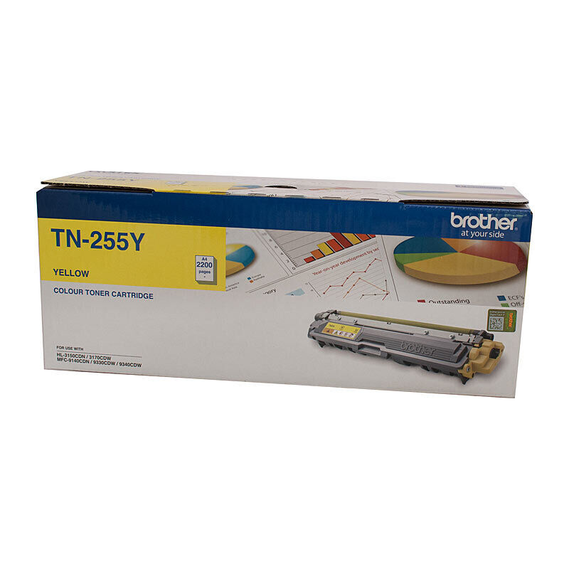 Genuine Brother TN255 Yell Toner Cartridge