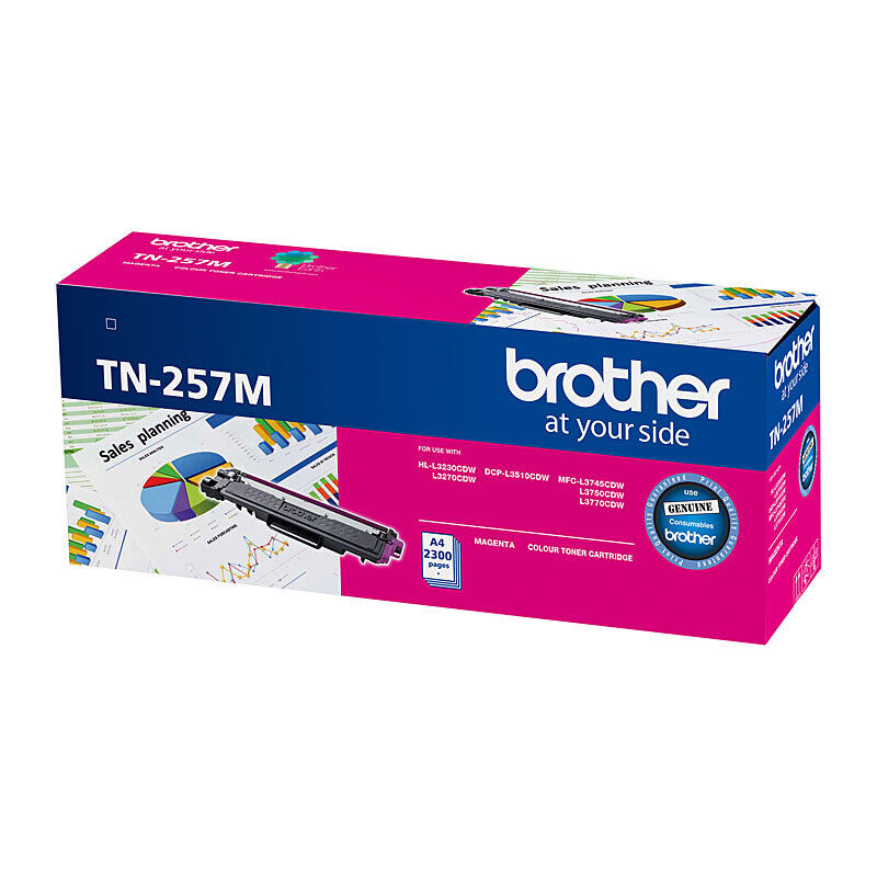 Genuine Brother TN257 Magenta Toner Cartridge
