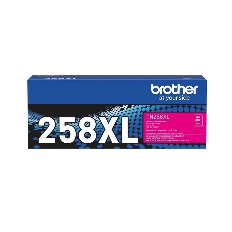 Genuine Brother TN258XL Magenta Toner Cartridge