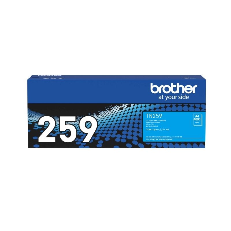 Genuine Brother TN259 Cyan Toner Cartridge