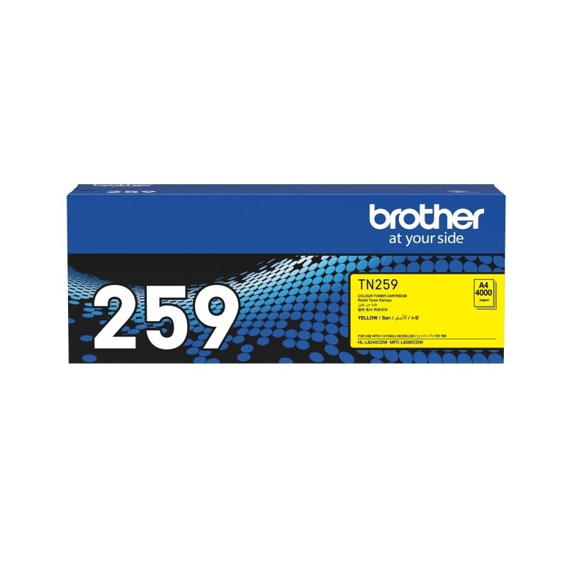 Genuine Brother TN259 Yellow Toner Cartridge