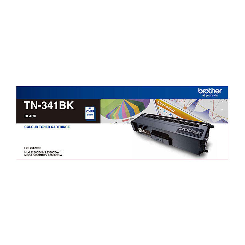 Genuine Brother TN341 Black Toner Cartridge