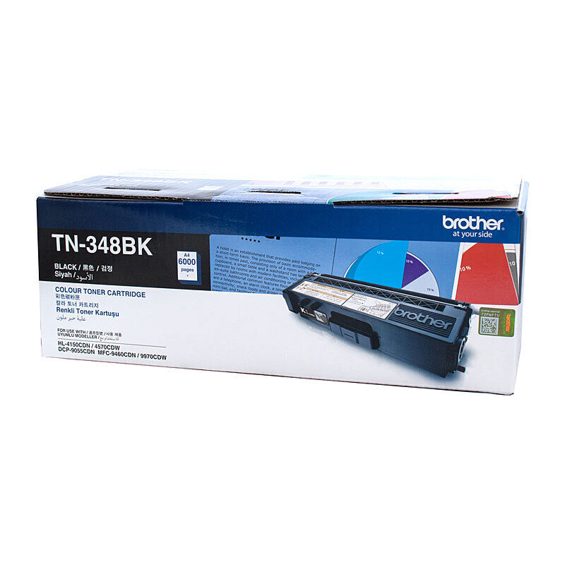 Genuine Brother TN348 Black Toner Cartridge