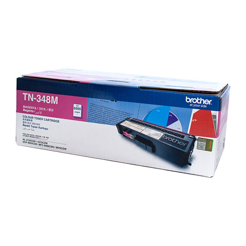 Genuine Brother TN348 Magenta Toner Cartridge