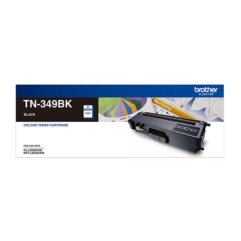 Genuine Brother TN349 Black Toner Cartridge