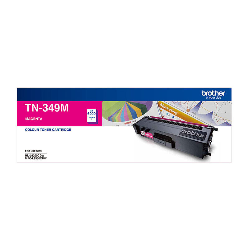 Genuine Brother TN349 Magenta Toner Cartridge