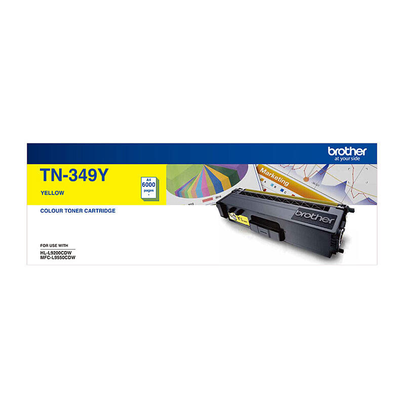 Genuine Brother TN349 Yell Toner Cartridge