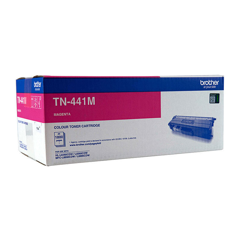 Genuine Brother TN441 Magenta Toner Cartridge