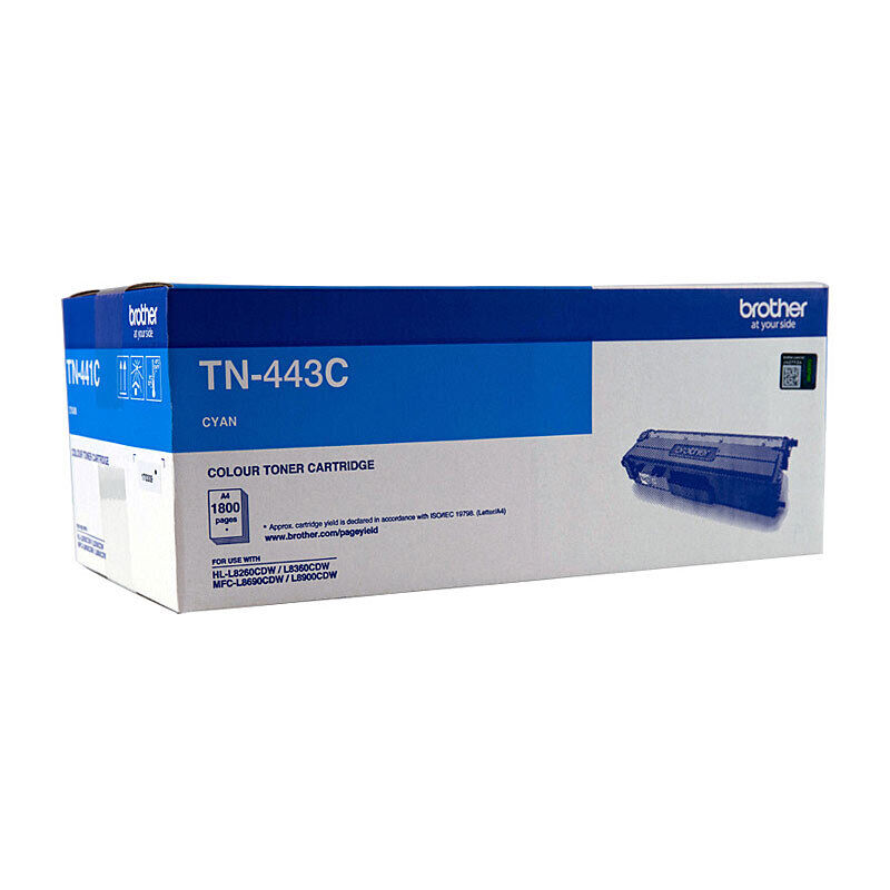 Genuine Brother TN443 Cyan Toner Cartridge