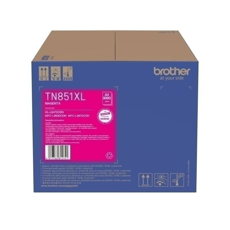 Genuine Brother TN851XL Magenta Toner Cartridge