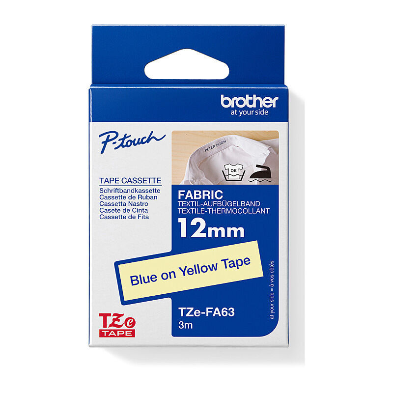 Genuine Brother TZeFA63 Fabric Tape
