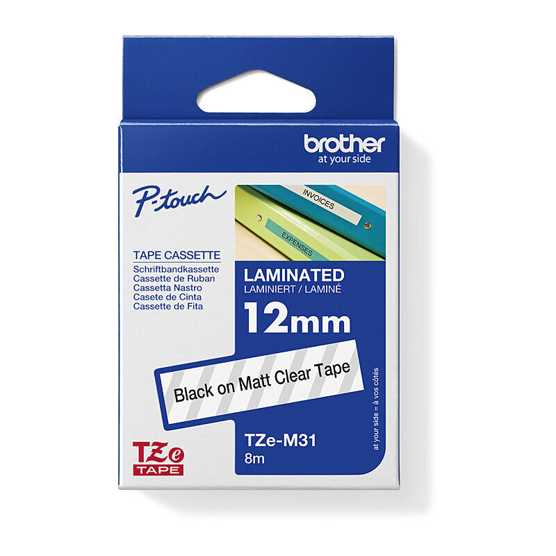 Genuine Brother TZeM31 Labelling Tape