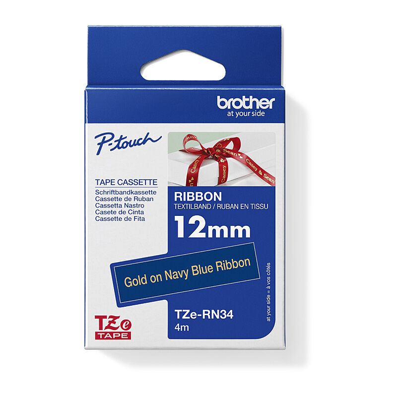 Genuine Brother TZeRN34 Labelling Tape