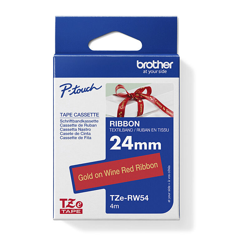 Genuine Brother TZeRW54 Labelling Tape